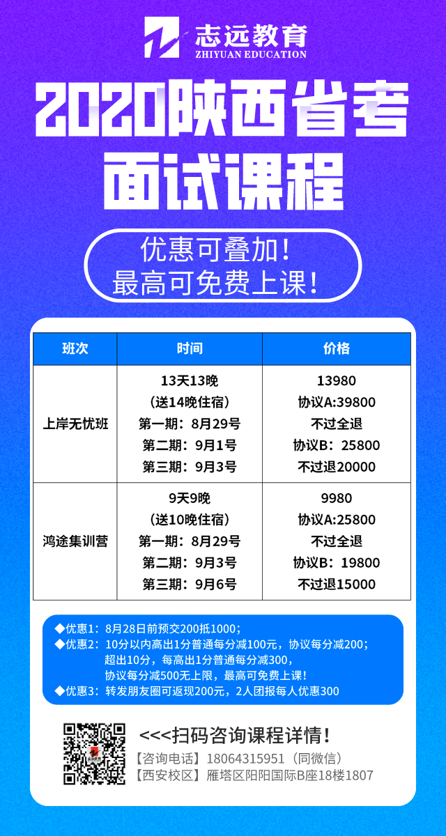 陜西省2020年統(tǒng)一考試錄用公務(wù)員筆試成績查詢、面試資格復(fù)審和體能測評工作安排公告(圖2)